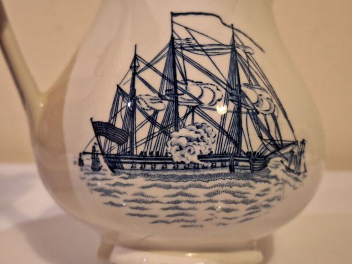 SALE! Small Blue and White WEDGWOOD Friendship Salem Milk / Cream / Water Jug