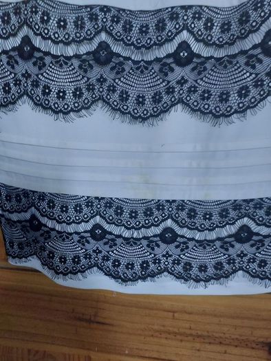 Jax black and white lace dress (free postage)