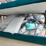 Respa King Size Half-Ottoman Storage Bed Base & Matching Headboar Image 4