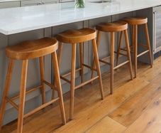 Ash Wood Stools x 4