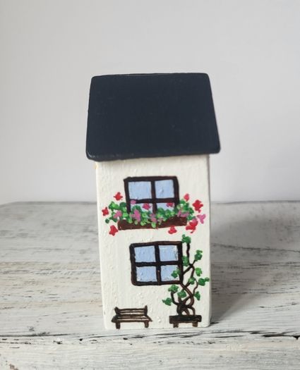 Handcrafted tiny wooden house!