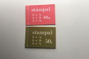 Irish stamps, 2 definitive booklets, Gerl