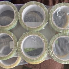 Brand New RECO Recycled Packaging Tape 6 Rolls x 75m - Transparent 50mm.