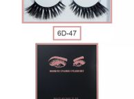 main image for ad Magnetic Eyelashes with Magnetic Eyeliner and Tweezer - 3 Pair Set - Long Lashes - Size 6D-47