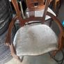 Set of 8 Wooden Dining Chairs 6 Chairs 2 Carvers Image 2