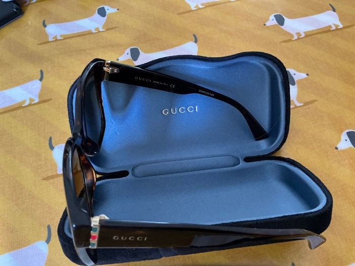 Gucci Brown Tortoiseshell Sunglasses