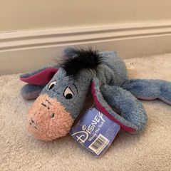 Disney Winnie The Pooh Eeyore Dangly Beanbag Plush Vivid approx. 30 cm. Used Please see photos