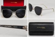 Steve Madden SR0422 Rhinestone Sunglasses + William Morris Case