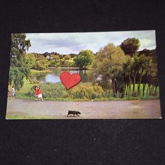 Ireland Postcard : The Lake , Phoenix Park , Dublin - 1970s - 80s