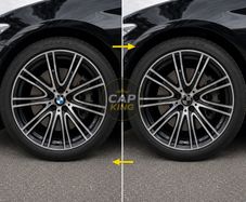 BMW Carbon Fibre Centre 56mm Caps (Black) Free Post