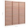 Fence Panel WPC 170x180 cm Brown Image 4