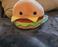 Squishmallow Carl The Cheeseburger  American fast food stuffed Animal toy new