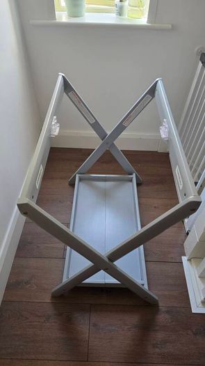 UPPAbaby Wooden Bassinet / Carrycot Stand - Grey (Great Condition)