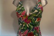 Primark Cares floral swimsuit size M UK12/14 Perfect condition Postage included
