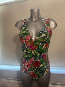 Primark Cares floral swimsuit size M UK12/14 Perfect condition Postage included