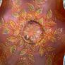 Antique Fenton Holly Pattern Marigold Carnival Glass Shallow Bowl Image 3