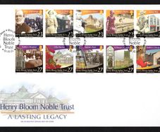 2003 Isle of Man Centenary of Henry Bloom Noble Trust Commemorative Stamps First Day Cover (FDC)