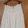 Anthropolice  Ivory Skirt.  S. XL - 16 -18.   B.N.W.T. Image 2