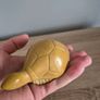 Vintage Carved Natural Stone Turtle Tortoise Figurine Image 7