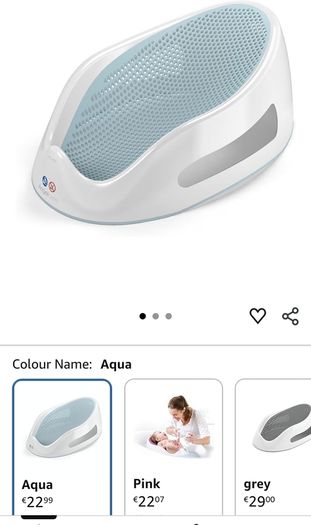 Baby bath support