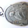 Antique Religious  French catholic silver medal pendant Holy charm Image 5