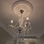 Ceiling lights. 2 Chandelier lights with 3 bulbs in each. Image 8