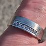 Channel Set Sterling Silver Ring Image 7