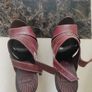 Marks & Spencer Brown Leather Heel Sandel Image 3