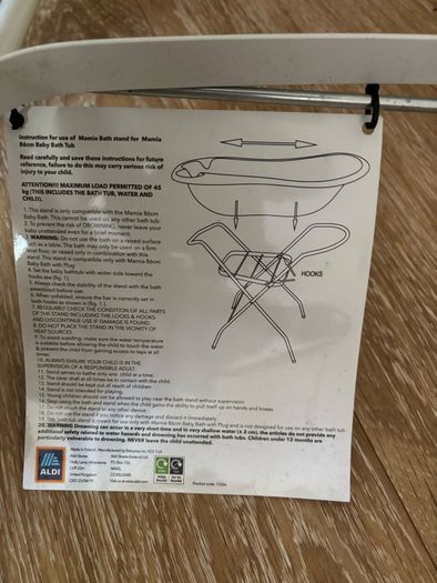 Baby Bath stand