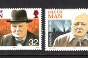 1990 Isle of Man 25th Death Anniversary of Sir Winston Churchill Commemorative Stamps Mint Never Hinged (MNH)