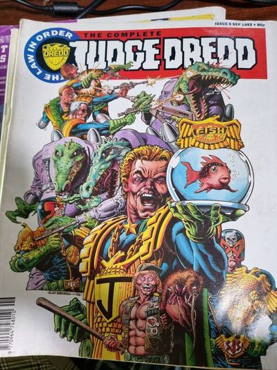 The Complete Judge Dredd comics issues 3/5/7/8