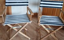 Two directors chairs 5 euro for both