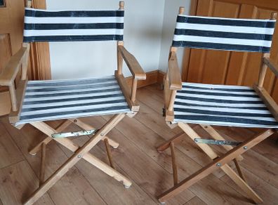 Two directors chairs 5 euro for both