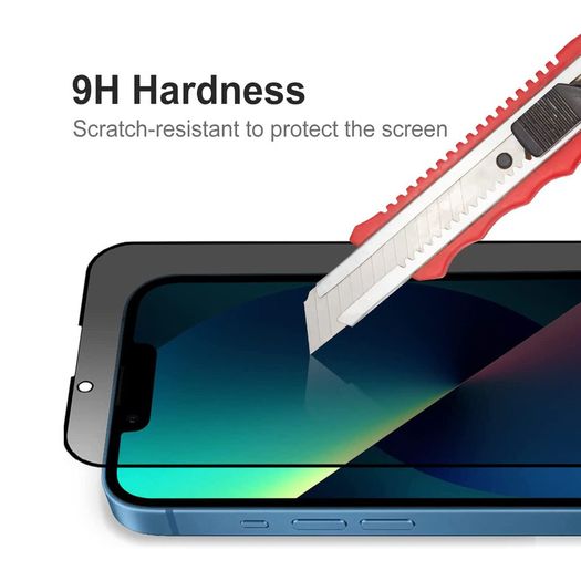 For iPhone 13 Pro Max Privacy Tempered Glass Anti Spy Screen Protector 9D New - FHT35IPTG