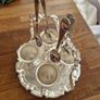 Vintage  Sheffield  silver plated egg cup set Image 5