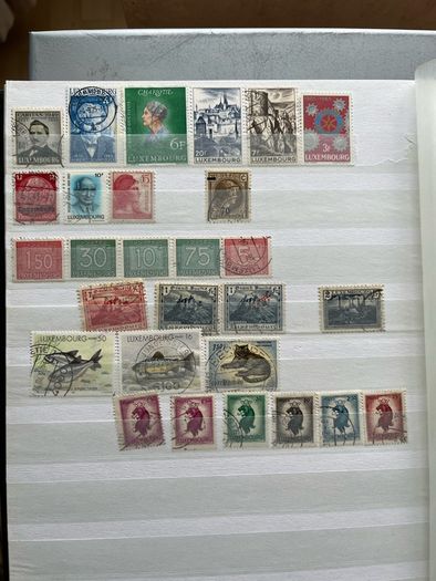 Stamps album LUXEMBURG