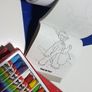 Pritt Oil Pastels with pastel holder + sharpener & Art Books / Xmas gift Image 3