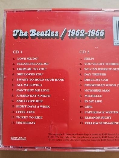 The Beatles / 1962-1966. 2 CD.