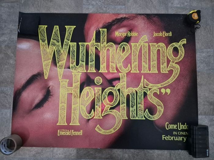 Wuthering Heights Original UK Double Sided Cinema Quad Poster  movie