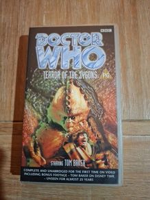 Doctor Who VHS Terror of the Zygons in very good condition
