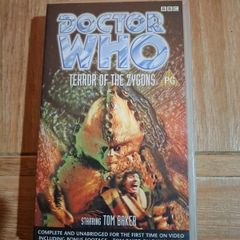 Doctor Who VHS Terror of the Zygons in very good condition