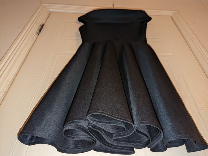 amazing off shoulder skater dress from Boohoo