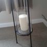 Fab Glass and Metal Candle Holder Image 2