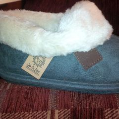 Brand New Jo & Joe Ladies Fur Slippers