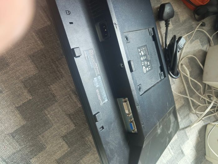 Two 24 Inch Monitors & Dual Monitor Arm