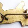 Vintage Black Cat Enamel Pin Badge - Isle Of Man Lucky Charm Image 4