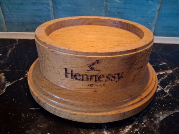 Oak Hennessy Cognac Bottle Stand