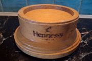 Oak Hennessy Cognac Bottle Stand