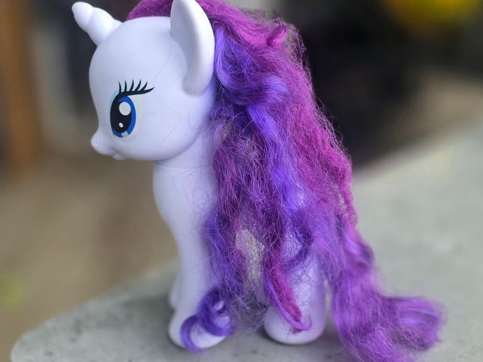 8 inch Rarity Styling Large knotty Hair Brushable 2013 HTF MLP G4 My Little Pony