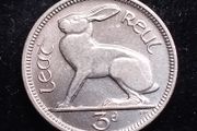 Ireland - 1968 - 3 Pence - Hare - KM.12a - UNC - [776]